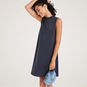 Madewell | Sandwashed Mockneck Tank Dress in Dark Grey Style: H6515 (Large)